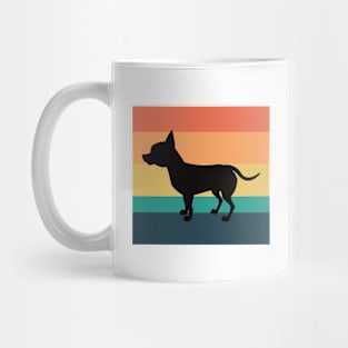 Chihuahua Dog Vintage Sunset Mug